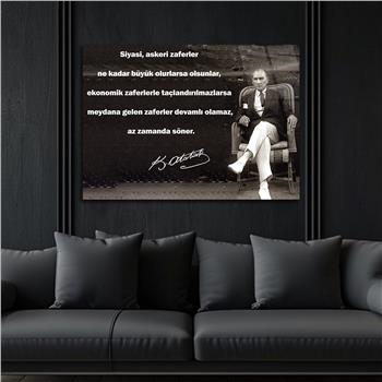 MUSTAFA KEMAL ATATÜRK CAM TABLO 