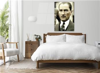 MUSTAFA KEMAL ATATÜRK GÖRSELLİ CAM TABLO
