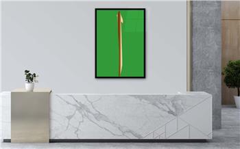 Alif Glass Islamic Wall Art , Elif  Letter Tempered Glass Wall Art