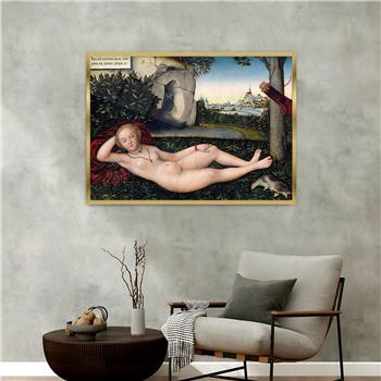 Alüminyum Çerçeveli Sanat Temalı Cam Tablo 113