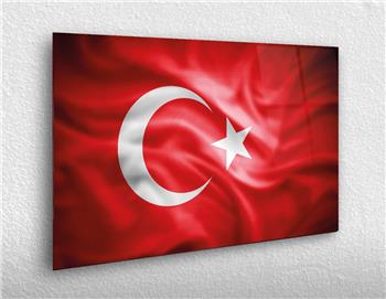 Yatay Vatan Temalı Cam Tablo61