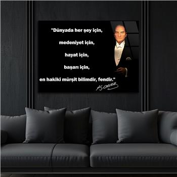 MUSTAFA KEMAL ATATÜRK CAM TABLO 