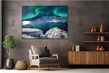 Thema Natur auf bedrucktem Glas