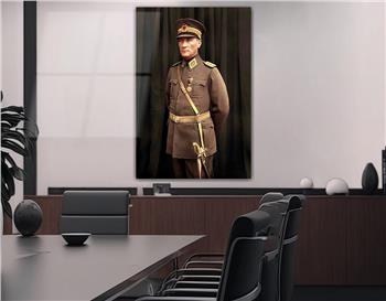 MUSTAFA KEMAL ATATÜRK GÖRSELLİ CAM TABLO 