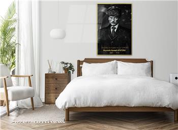 MUSTAFA KEMAL ATATÜRK Tempered Glasss Wall Art