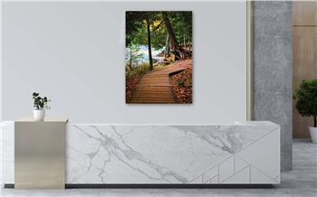 Dikey Sanat Temalı Cam Tablo 331