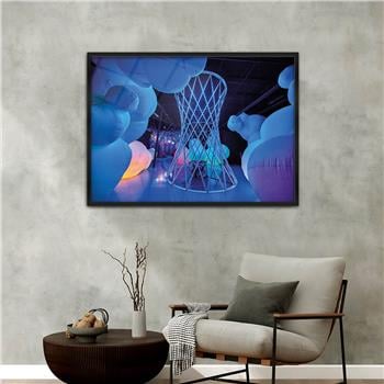 Alüminyum Çerçeveli Sanat Temalı Cam Tablo 019