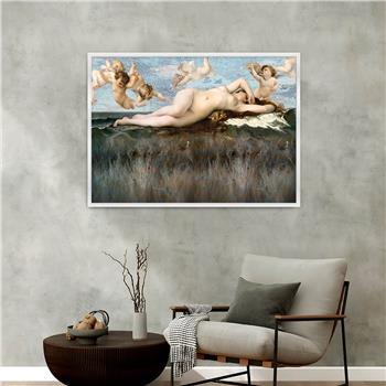 Aluminum-Framed Art-Themed Tempered Glass Wall Art 076