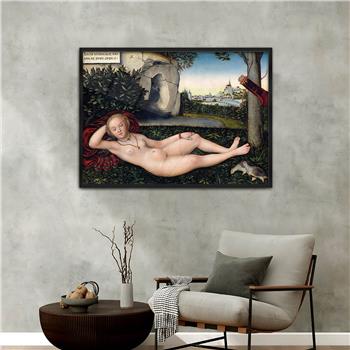 Alüminyum Çerçeveli Sanat Temalı Cam Tablo 113