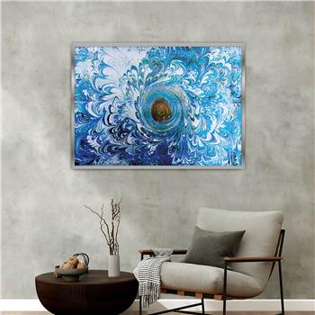 Aluminum-Framed Art-Themed Tempered Glass Wall Art 121