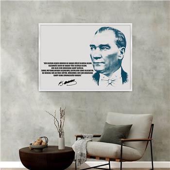 Alüminyum Çerçeveli Vatan Temalı Cam Tablo 010
