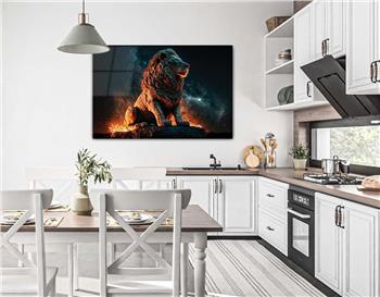 Yatay Doğa Temalı Cam Tablo 326