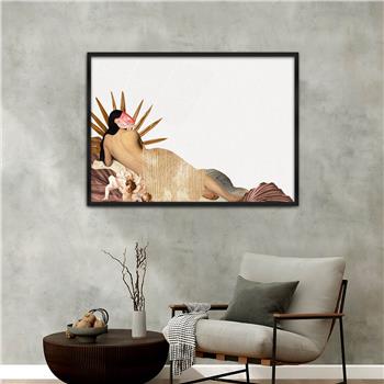 Alüminyum Çerçeveli Sanat Temalı Cam Tablo 043