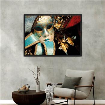 Alüminyum Çerçeveli Sanat Temalı Cam Tablo 072