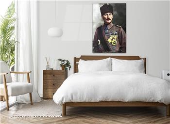 MUSTAFA KEMAL ATATÜRK GÖRSELLİ CAM TABLO