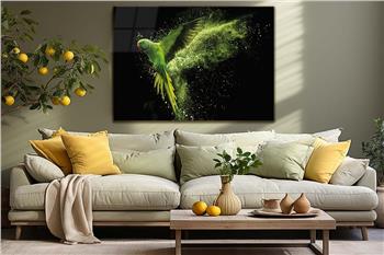Thema Natur auf bedrucktem Glas