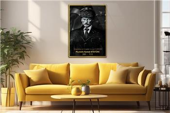 MUSTAFA KEMAL ATATÜRK Tempered Glasss Wall Art