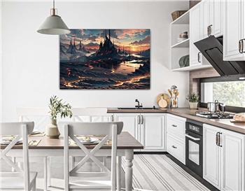 Thema Natur auf bedrucktem Glas 315