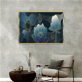 Alüminyum Çerçeveli Sanat Temalı Cam Tablo 080