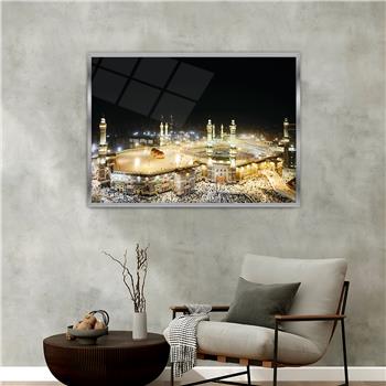 Alüminyum Çerçeveli Dini Temalı Cam Tablo 067