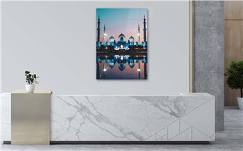 ŞEYH ZAYED CAMİİ GÖRSELLİ CAM TABLO