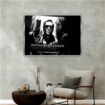Aluminum-Framed Art-Themed Tempered Glass Wall Art 150