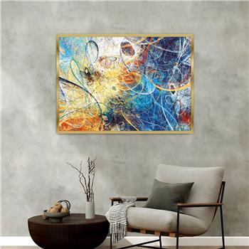 Alüminyum Çerçeveli Sanat Temalı Cam Tablo 131