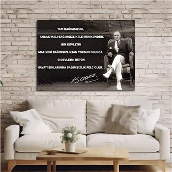 MUSTAFA KEMAL ATATÜRK CAM TABLO 