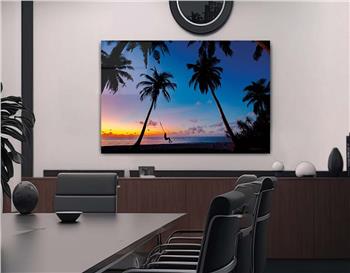 Thema Natur auf bedrucktem Glas