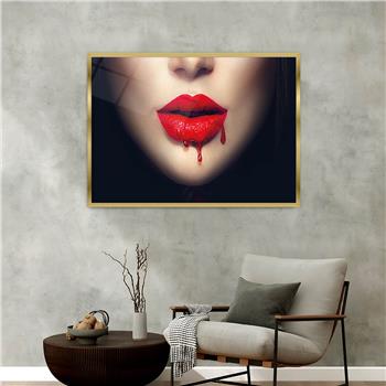 Alüminyum Çerçeveli Sanat Temalı Cam Tablo 084