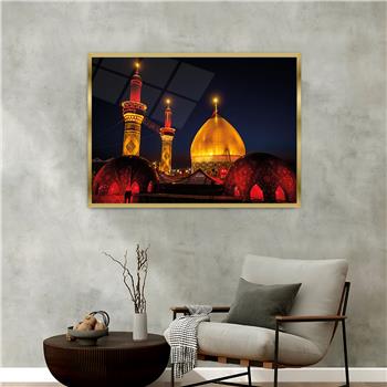 Alüminyum Çerçeveli Dini Temalı Cam Tablo 037