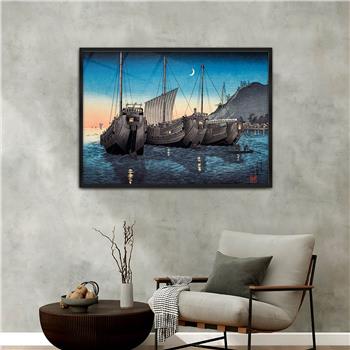 Aluminum-Framed Art-Themed Tempered Glass Wall Art 147