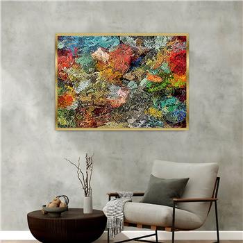 Alüminyum Çerçeveli Sanat Temalı Cam Tablo 143