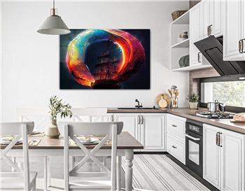 Thema Natur auf bedrucktem Glas 276