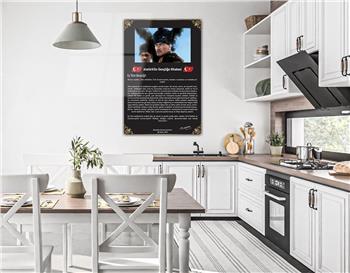 GENÇLİĞE HİTABE YAZILI CAM TABLO