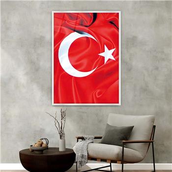 Alüminyum Çerçeveli Vatan Temalı Cam Tablo 096