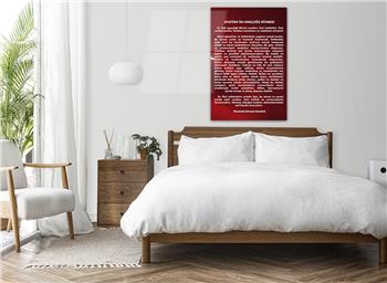 Atatürks Address to the Turkish Youth Glass Wall Art