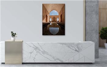 Dikey Sanat Temalı Cam Tablo 329