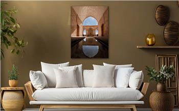 Dikey Sanat Temalı Cam Tablo 329