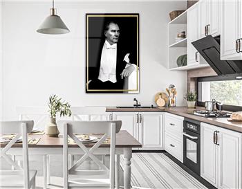 MUSTAFA KEMAL ATATÜRK Tempered Glasss Wall Art