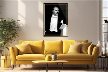 MUSTAFA KEMAL ATATÜRK Tempered Glasss Wall Art