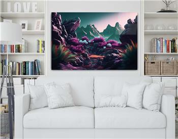 Thema Natur auf bedrucktem Glas 321