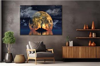 Thema Natur auf bedrucktem Glas