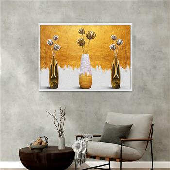 Aluminum-Framed Art-Themed Tempered Glass Wall Art 004