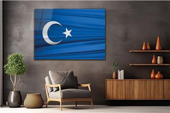 Yatay Vatan Temalı Cam Tablo72
