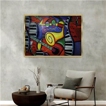 Aluminium Omlijste Kunst Thema Geharde Glasschilderij 152