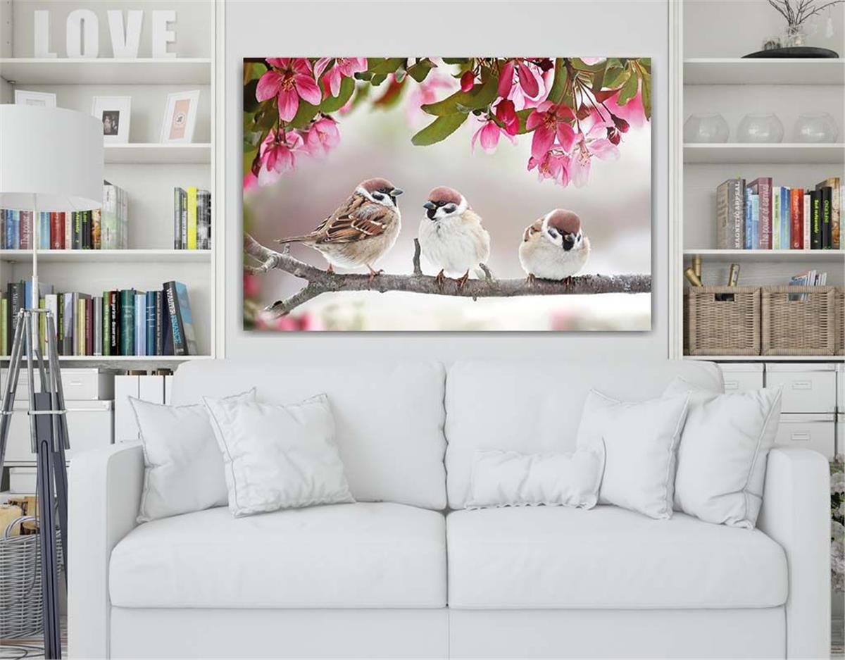 Thema Natur auf bedrucktem Glas