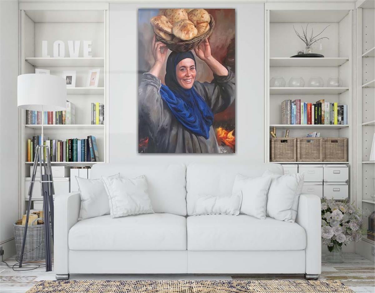 لوح زجاجي الفن