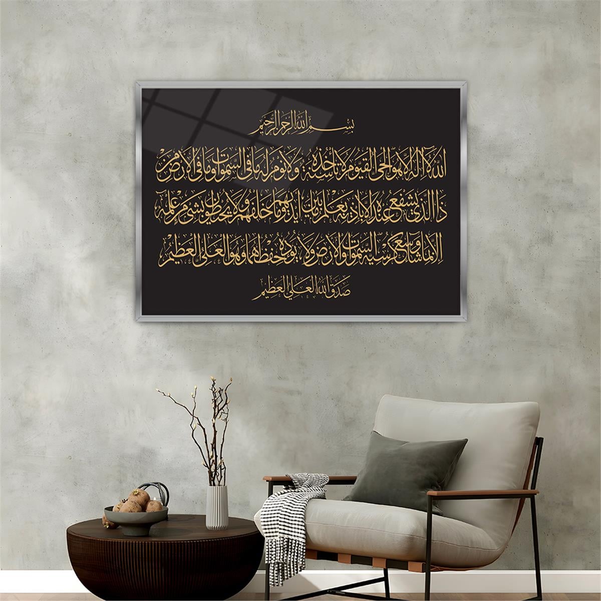 bedrucktes Glas mit Aluminiumrahmen und Religiösen Themen 
