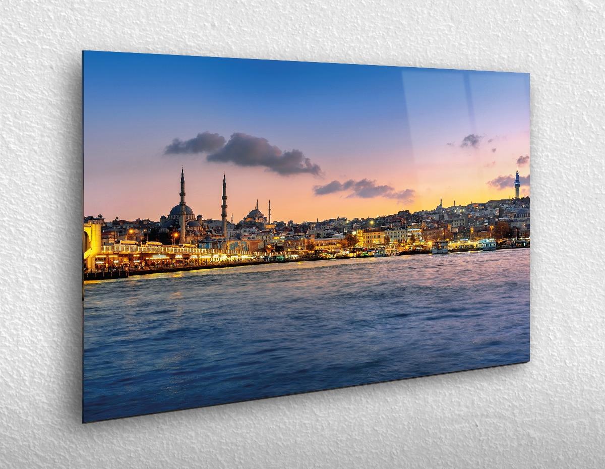 ESKİ İSTANBUL TEMALI CAM TABLO
